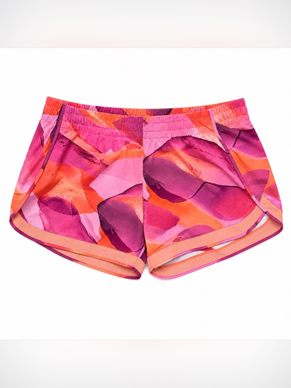 ATHLETA Printed Mesh Racer Run Short